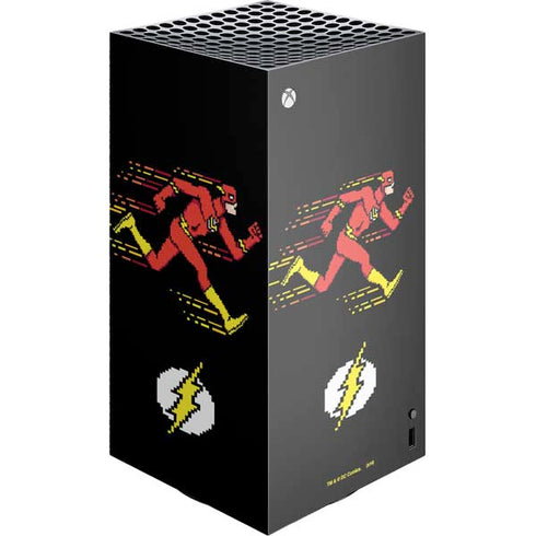 DC Comics The Flash Pixelated Running Pose XBox Series X Digital Edition Console Skin